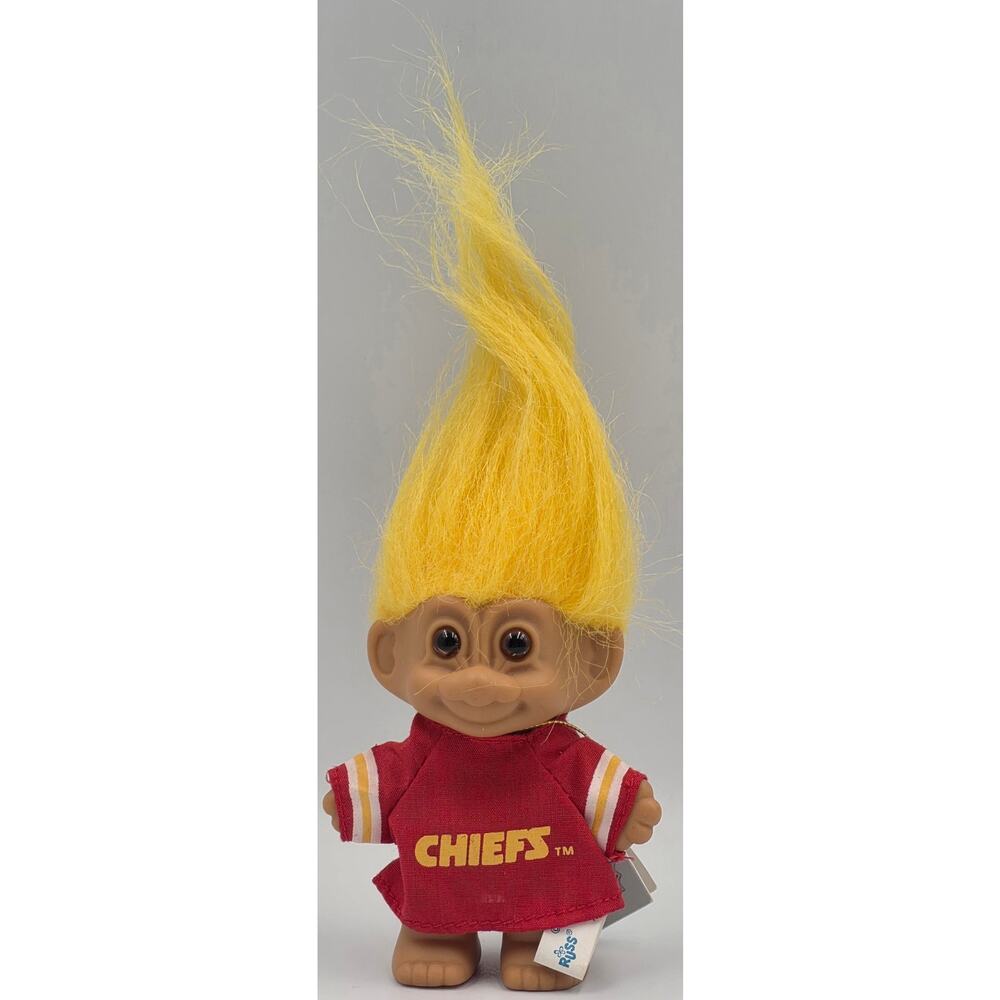 90s Kansas City Chiefs NFL Fans Troll Doll Souvenir Russ